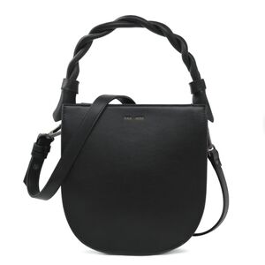 Pixie Mood Black Crossbody Bag with Twisted Handle